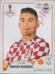 327 Mateo Kovačić – FIFA World Cup Russia 2018 Panini
