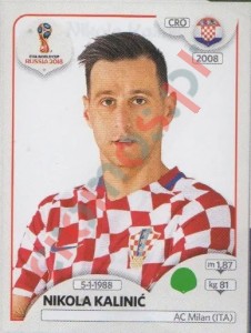 329 Nikola Kalinić – FIFA World Cup Russia 2018 Panini