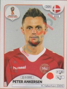 261 Peter Ankersen – FIFA World Cup Russia 2018 Panini