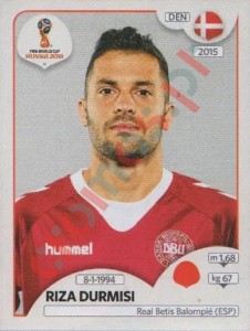 262 Riza Durmisi – FIFA World Cup Russia 2018 Panini