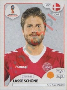 266 Lasse Schöne – FIFA World Cup Russia 2018 Panini