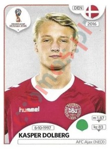 268x Kasper Dolberg – FIFA World Cup Russia 2018 Panini
