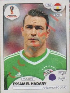74 Essam El Hadary – FIFA World Cup Russia 2018 Panini