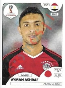 78x Ayman Ashraf – FIFA World Cup Russia 2018 Panini