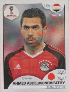 80 Ahmed Abdelmonem Fathy – FIFA World Cup Russia 2018 Panini