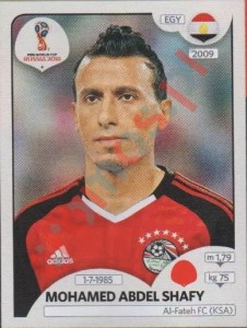 81 Mohamed Abdel Shafy – FIFA World Cup Russia 2018 Panini