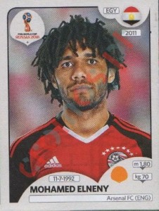 85 Mohamed Elneny – FIFA World Cup Russia 2018 Panini