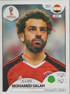 90 Mohamed Salah – FIFA World Cup Russia 2018 Panini