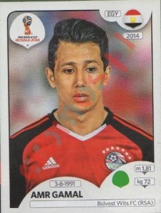 91 Amr Gamal – FIFA World Cup Russia 2018 Panini