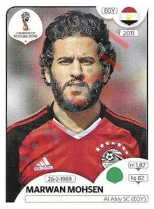 91x Marwan Mohsen – FIFA World Cup Russia 2018 Panini