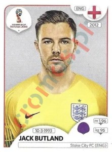 574x Jack Butland – FIFA World Cup Russia 2018 Panini