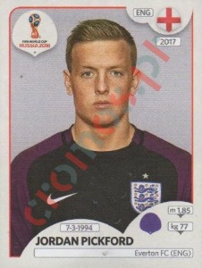575 Jordan Pickford – FIFA World Cup Russia 2018 Panini