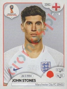 578 John Stones – FIFA World Cup Russia 2018 Panini