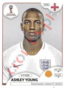 579x Ashley Young – FIFA World Cup Russia 2018 Panini