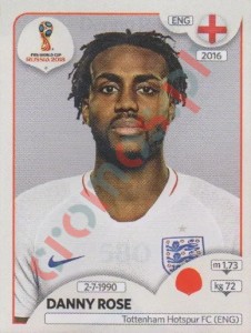 580 Danny Rose – FIFA World Cup Russia 2018 Panini