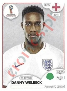 586x Danny Welbeck – FIFA World Cup Russia 2018 Panini