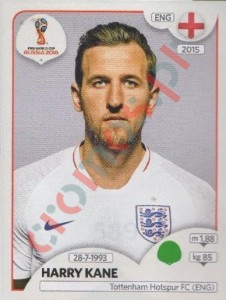 589 Harry Kane – FIFA World Cup Russia 2018 Panini