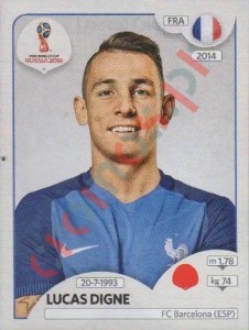 196 Lucas Digne – FIFA World Cup Russia 2018 Panini