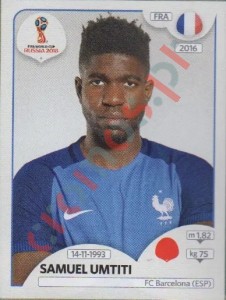 198 Samuel Umtiti – FIFA World Cup Russia 2018 Panini