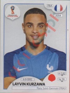 199 Layvin Kurzawa – FIFA World Cup Russia 2018 Panini