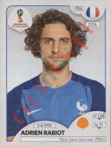 204 Adrien Rabiot – FIFA World Cup Russia 2018 Panini