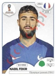 208x Nabil Fekir – FIFA World Cup Russia 2018 Panini