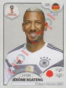 437 Jérôme Boateng – FIFA World Cup Russia 2018 Panini