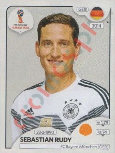 445 Sebastian Rudy – FIFA World Cup Russia 2018 Panini