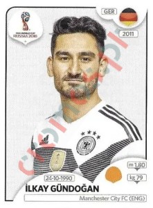446x İlkay Gündoğan – FIFA World Cup Russia 2018 Panini