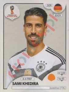 448 Sami Khedira – FIFA World Cup Russia 2018 Panini