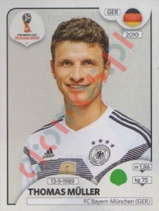 450 Thomas Müller – FIFA World Cup Russia 2018 Panini