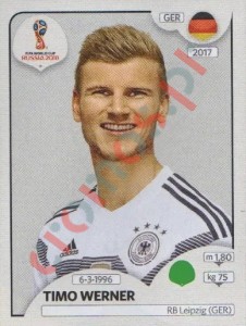 451 Timo Werner – FIFA World Cup Russia 2018 Panini