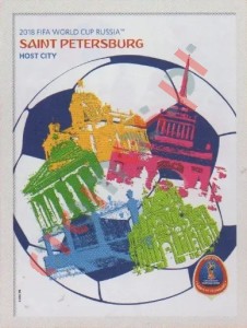 23 Saint Petersburg – FIFA World Cup Russia 2018 Panini