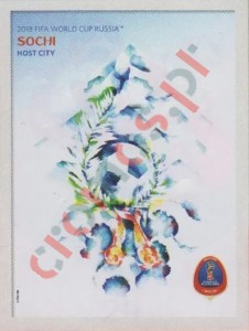 24 Sochi – FIFA World Cup Russia 2018 Panini