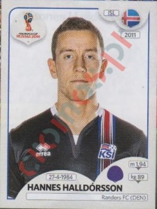 294 Hannes Halldórsson – FIFA World Cup Russia 2018 Panini