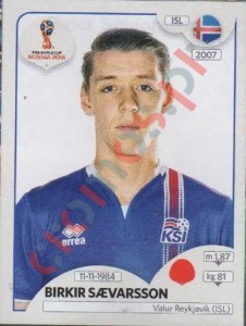 295 Birkir Sævarsson – FIFA World Cup Russia 2018 Panini