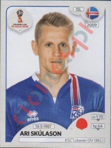 298 Ari Skúlason – FIFA World Cup Russia 2018 Panini
