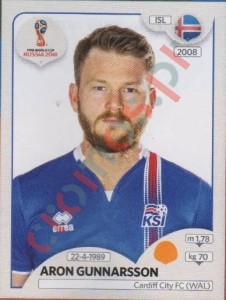 301 Aron Gunnarsson – FIFA World Cup Russia 2018 Panini