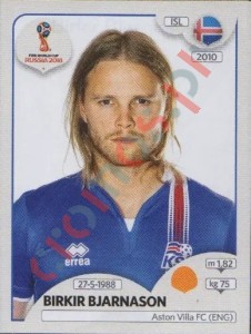 302 Birkir Bjarnason – FIFA World Cup Russia 2018 Panini