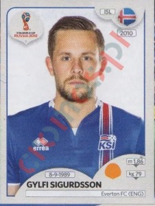 304 Gylfi Sigurdsson – FIFA World Cup Russia 2018 Panini