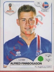 308 Alfred Finnbogason – FIFA World Cup Russia 2018 Panini