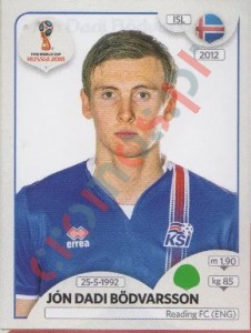 309 Jón Dadi Bödvarsson – FIFA World Cup Russia 2018 Panini