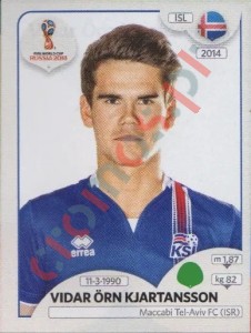 310 Vidar Örn Kjartansson – FIFA World Cup Russia 2018 Panini
