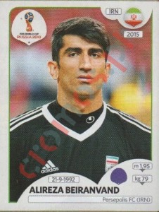 174 Alireza Beiranvand – FIFA World Cup Russia 2018 Panini