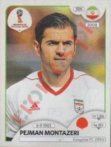 175 Pejman Montazeri – FIFA World Cup Russia 2018 Panini