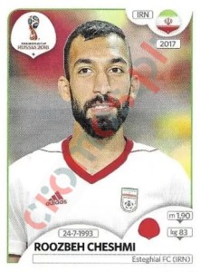 176x Roozbeh Cheshmi – FIFA World Cup Russia 2018 Panini