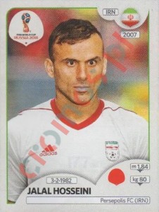 177 Jalal Hosseini – FIFA World Cup Russia 2018 Panini
