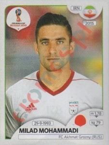 178 Milad Mohammadi – FIFA World Cup Russia 2018 Panini