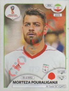 179 Morteza Pouraliganji – FIFA World Cup Russia 2018 Panini