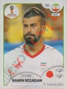 180 Ramin Rezaeian – FIFA World Cup Russia 2018 Panini